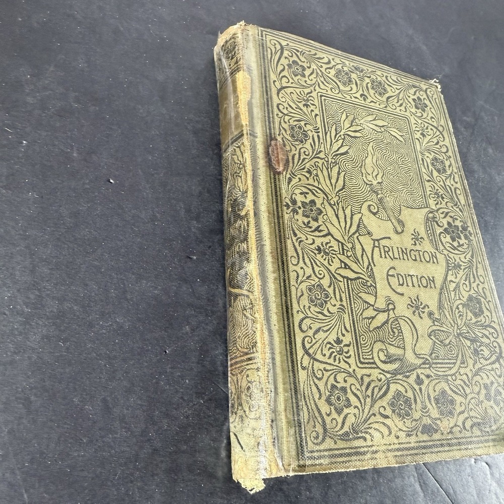 Edgar Allen Poe Arlington Edition Memoir Of The Poet 1882 Hardcover Book Poems - Picture 2 of 16